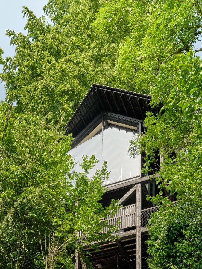 Hutstuf The Beaver & Private Outdoor Spa La-Roche-en-Ardenne Dış mekan fotoğraf