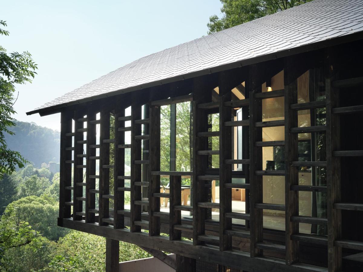 Hutstuf The Beaver & Private Outdoor Spa La-Roche-en-Ardenne Dış mekan fotoğraf