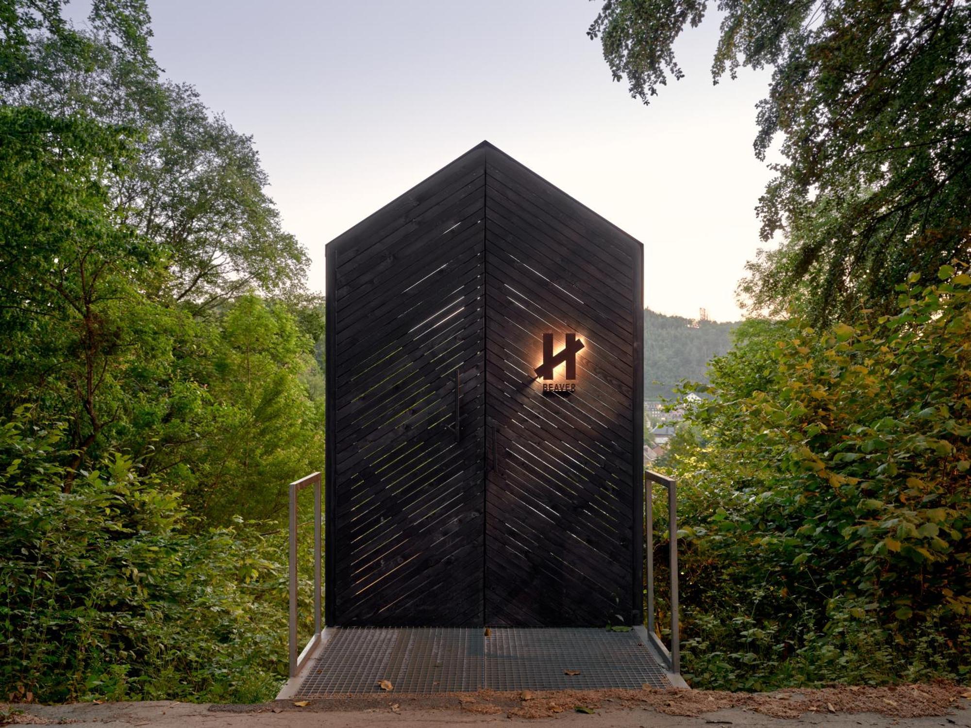 Hutstuf The Beaver & Private Outdoor Spa La-Roche-en-Ardenne Dış mekan fotoğraf