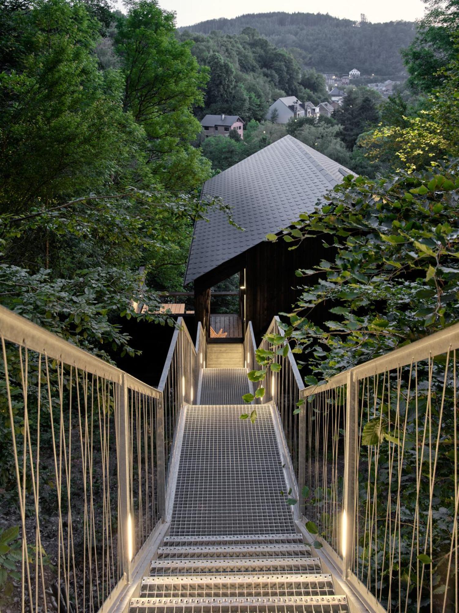 Hutstuf The Beaver & Private Outdoor Spa La-Roche-en-Ardenne Dış mekan fotoğraf